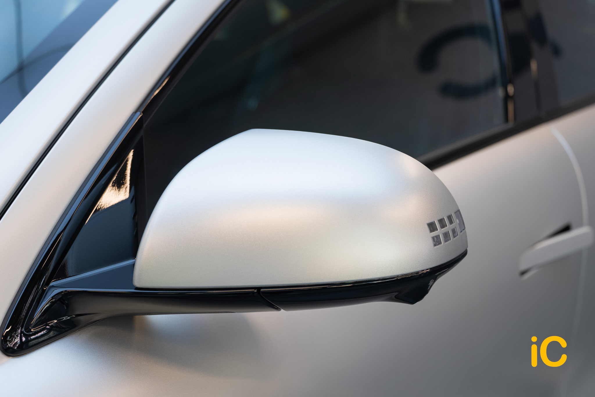 Hyundai IONIQ 6 Gravity Gold Matte 透明 PPF 施工作品