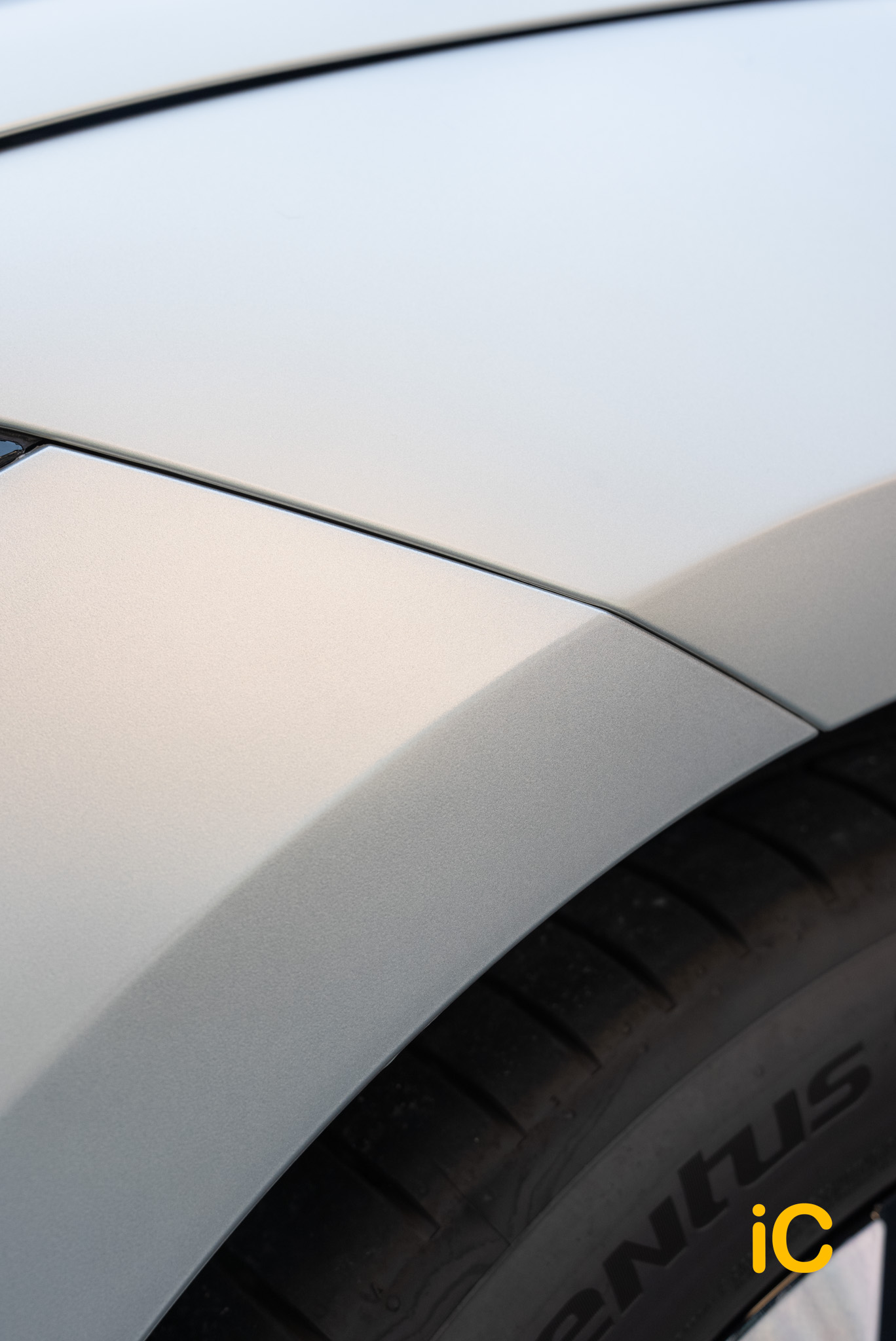 Hyundai IONIQ 6 Gravity Gold Matte 透明 PPF 施工作品