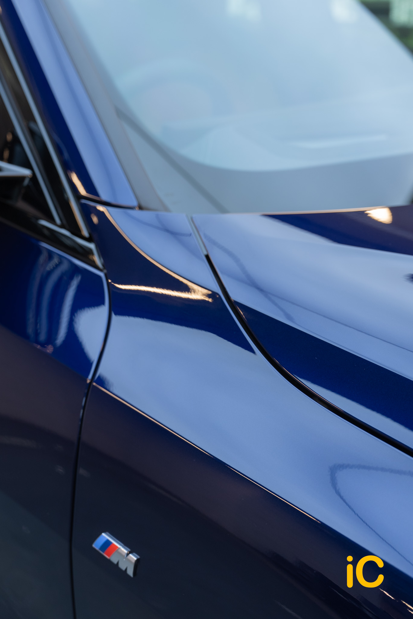 BMW i4 透明 PPF 施工作品