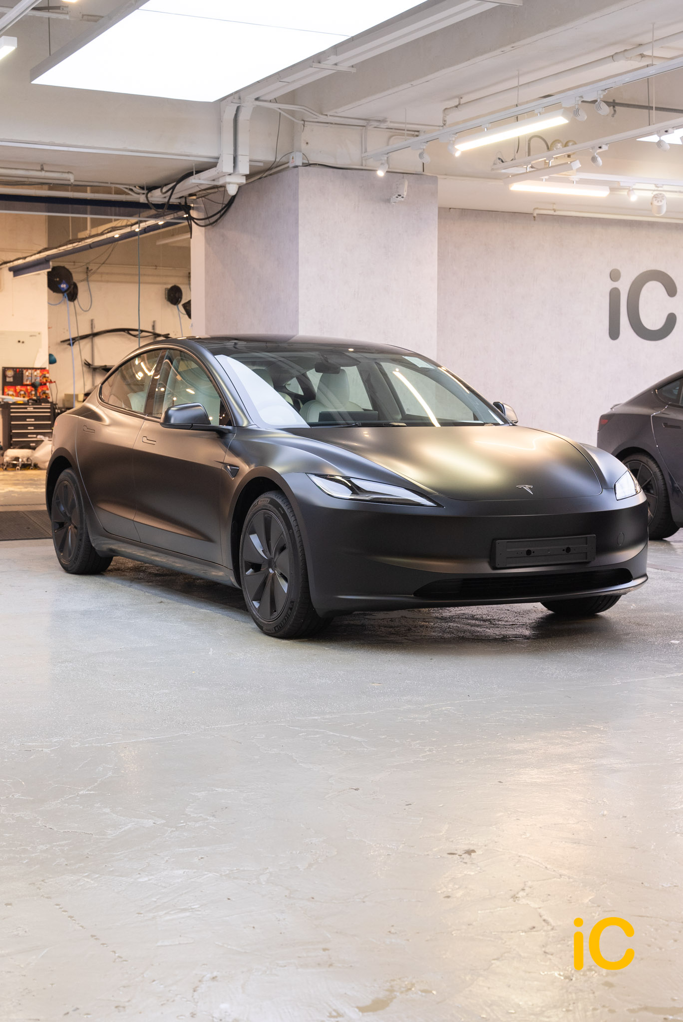 Tesla Model 3 透明 PPF 施工作品