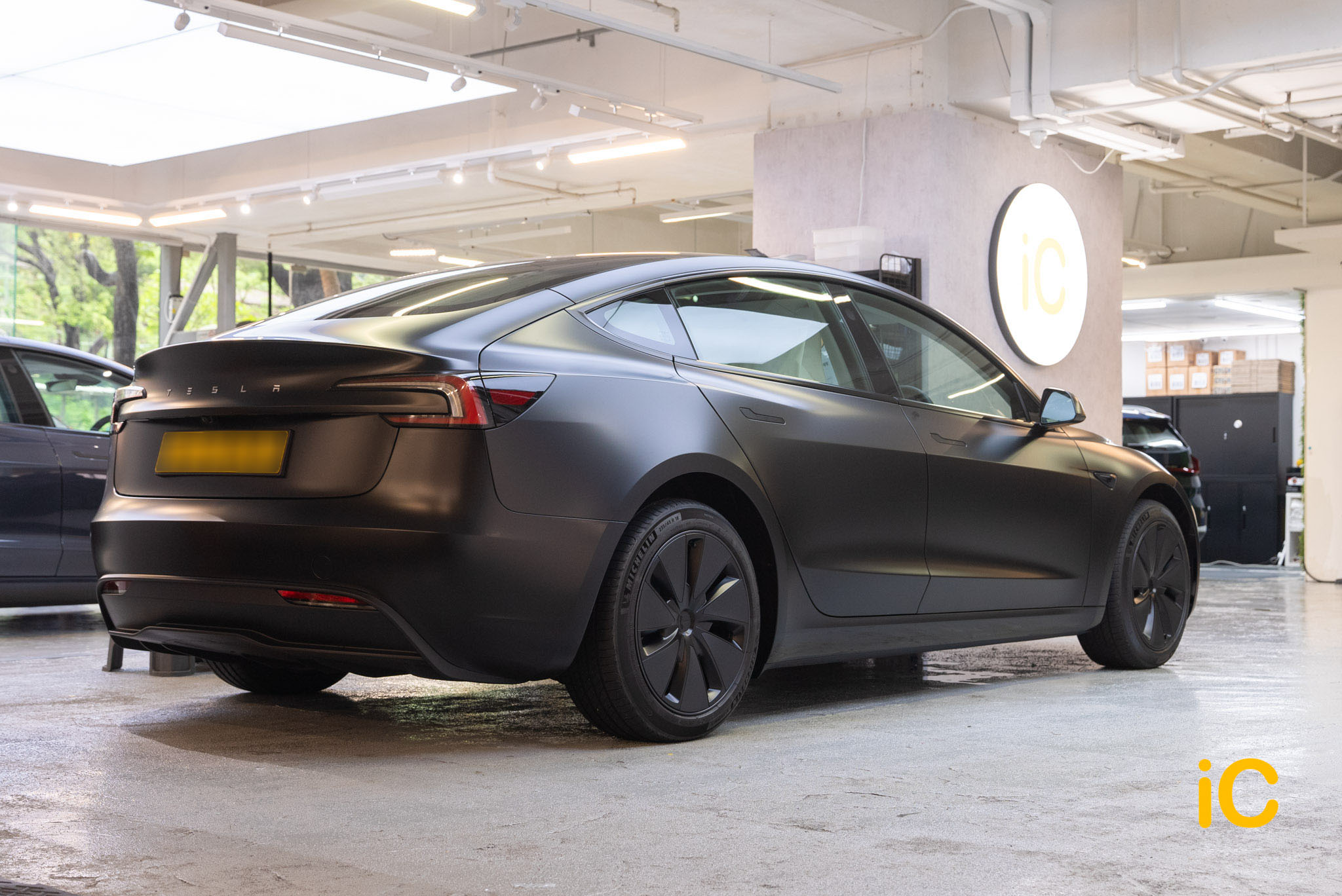 Tesla Model 3 透明 PPF 施工作品