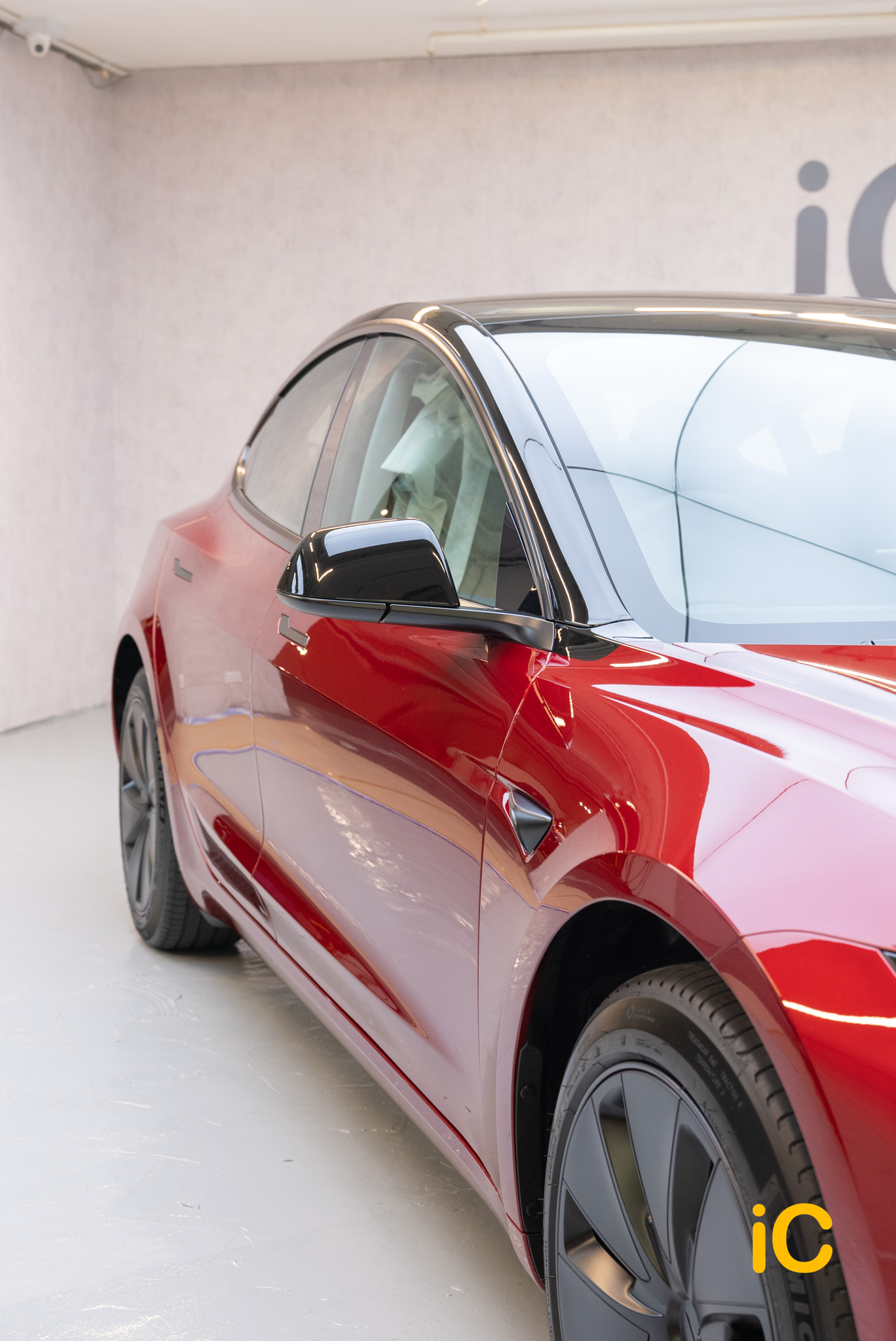 Tesla Model 3 透明 PPF 施工作品