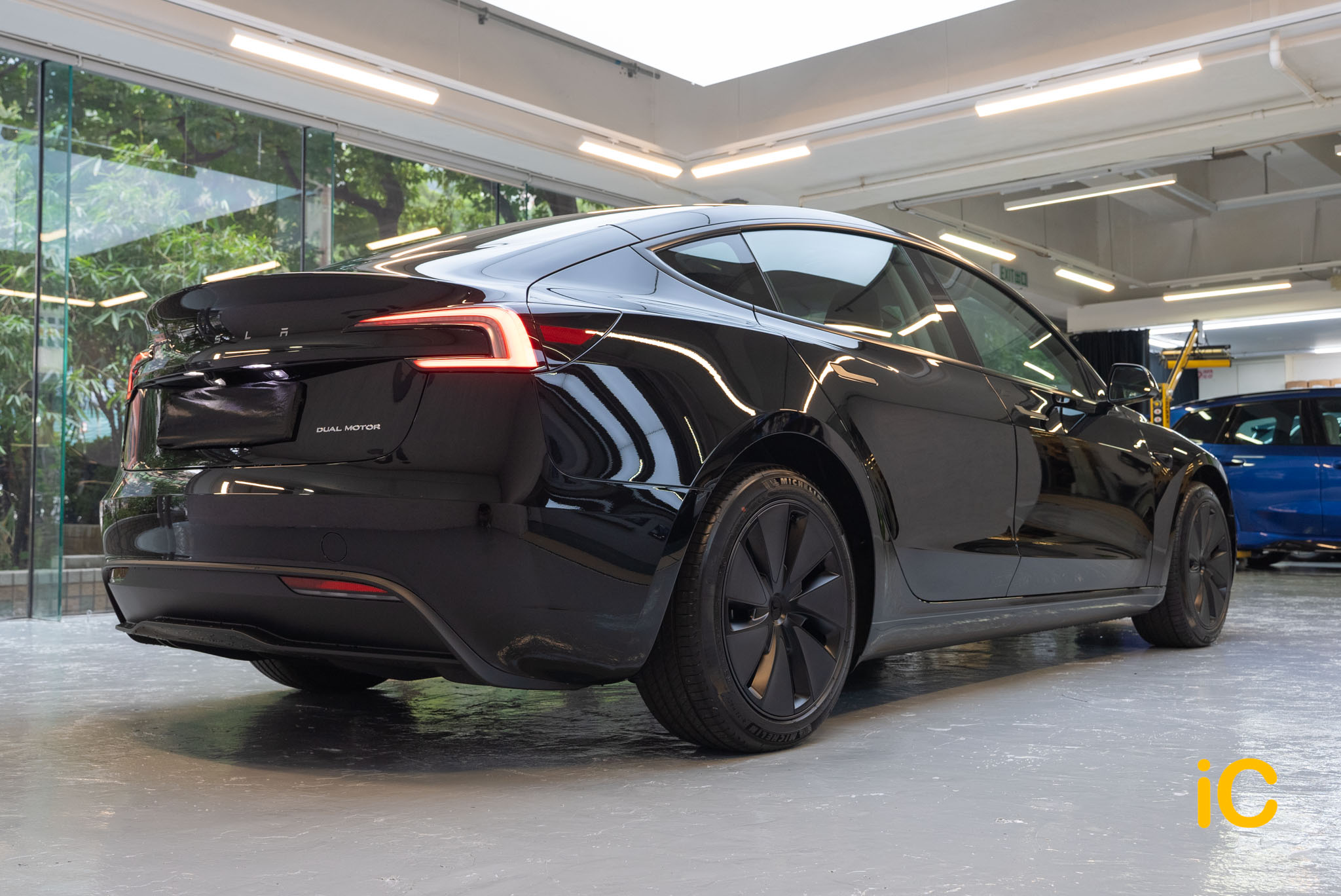 Tesla Model 3 透明 PPF 施工作品