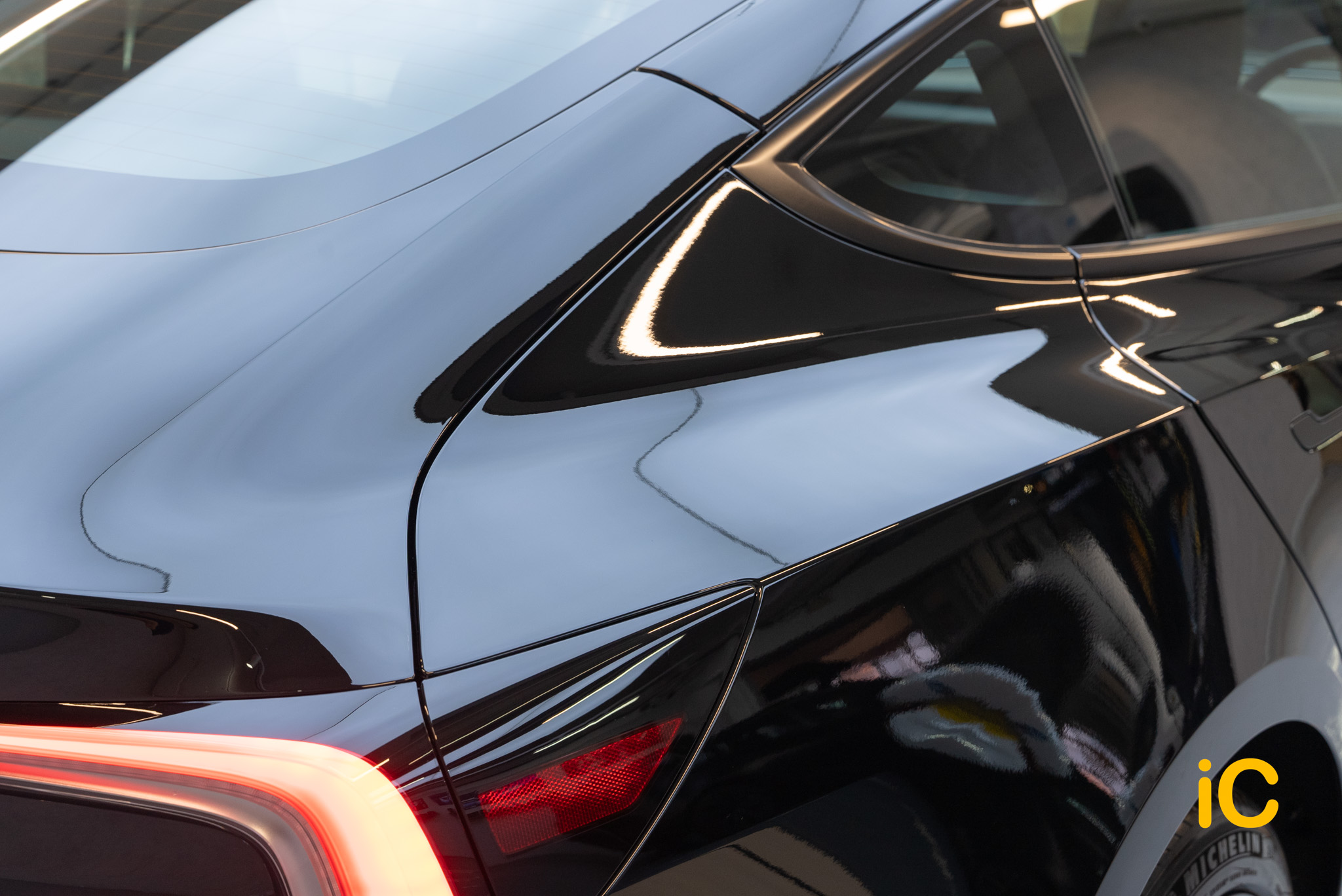 Tesla Model 3 透明 PPF 施工作品