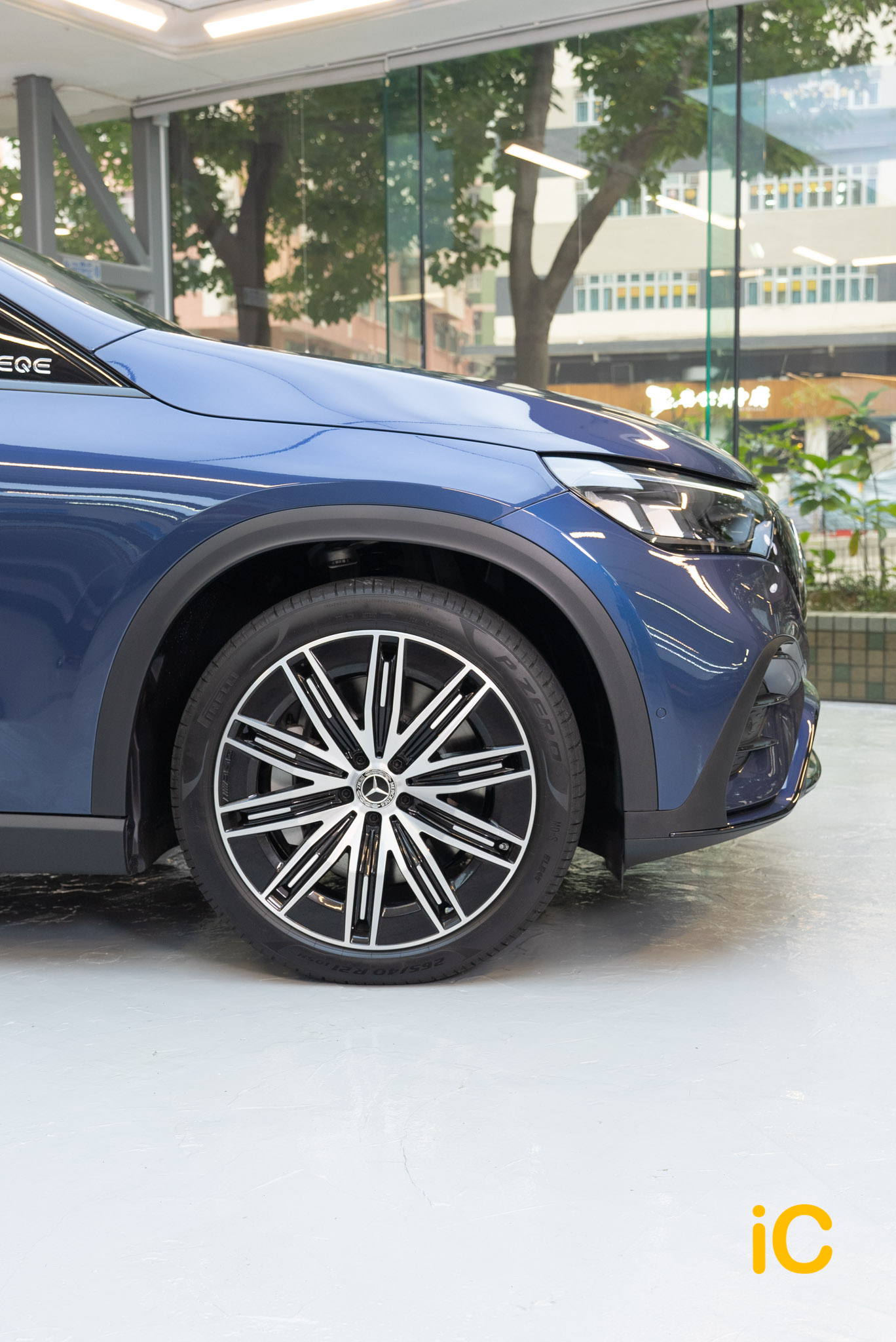 Mercedes-Benz EQE SUV 透明 PPF 施工作品