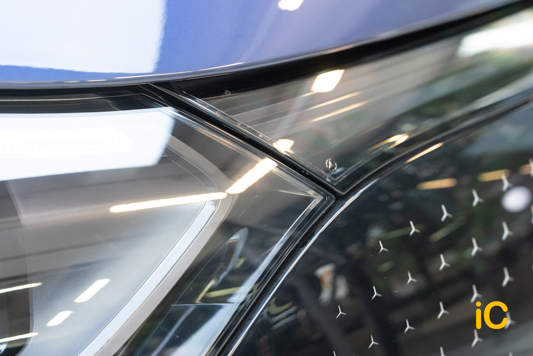 Mercedes-Benz EQE SUV 透明 PPF 施工作品
