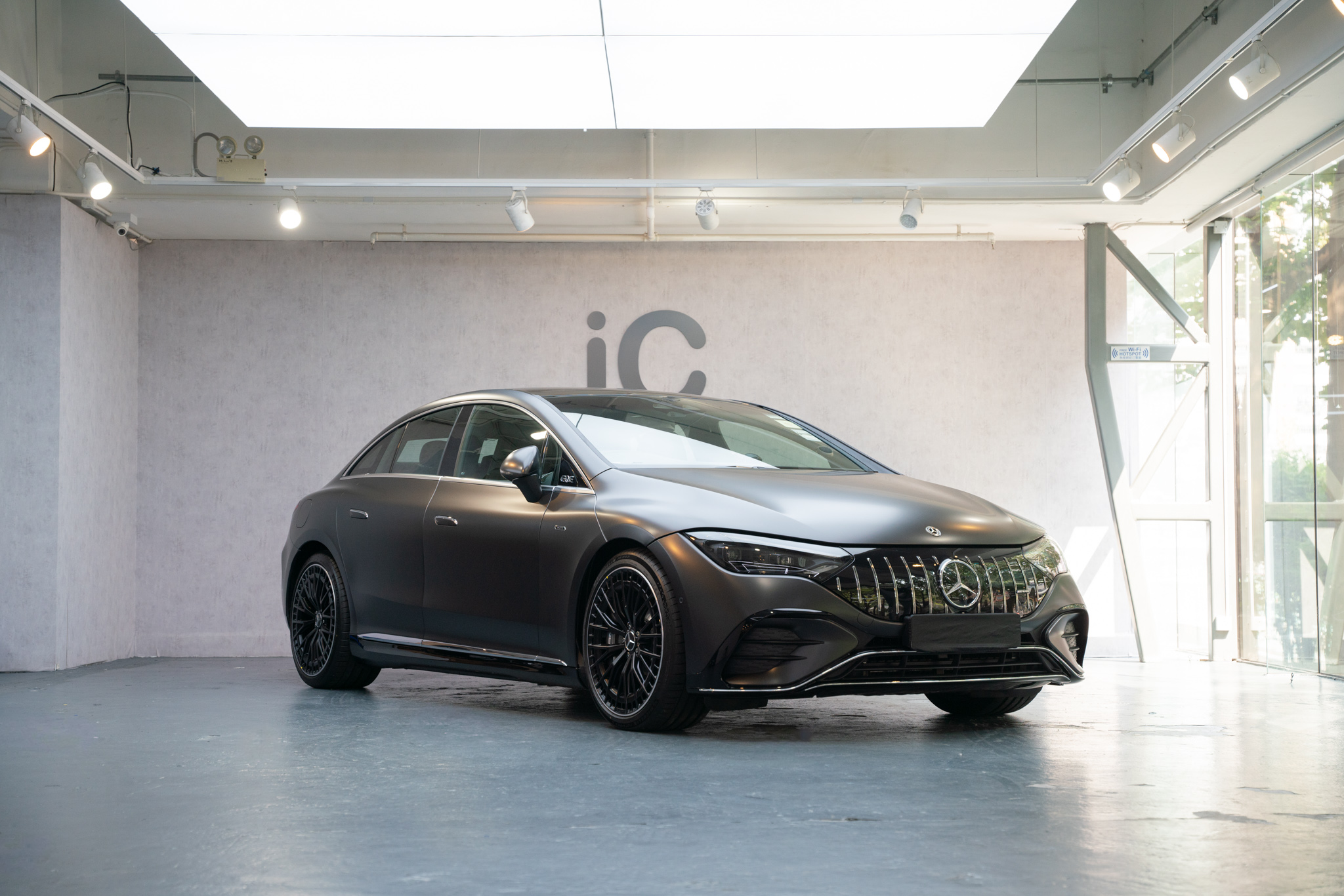 Mercedes-Benz EQE 透明 PPF 施工作品