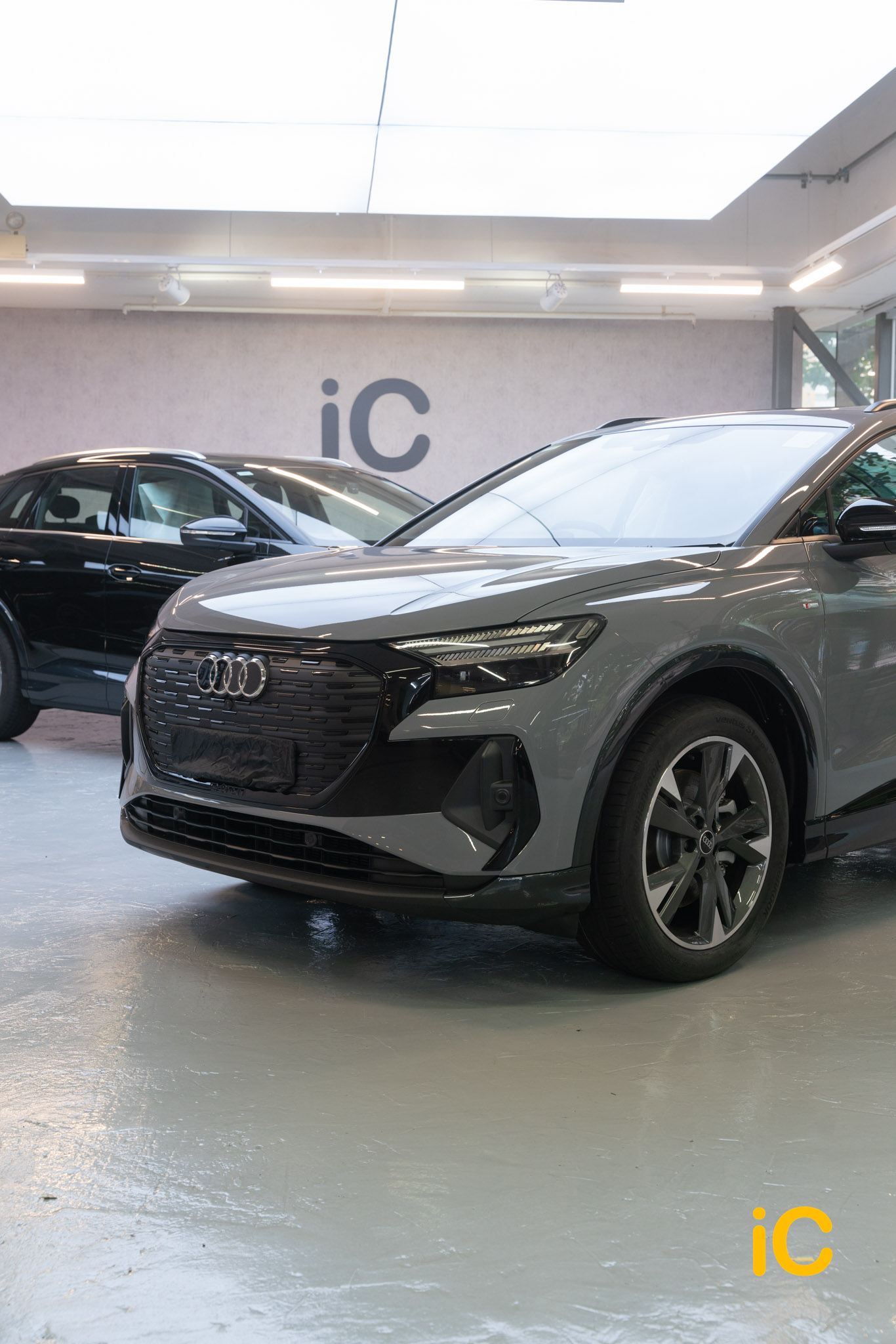 Audi Q4 e-tron 透明 PPF 施工作品