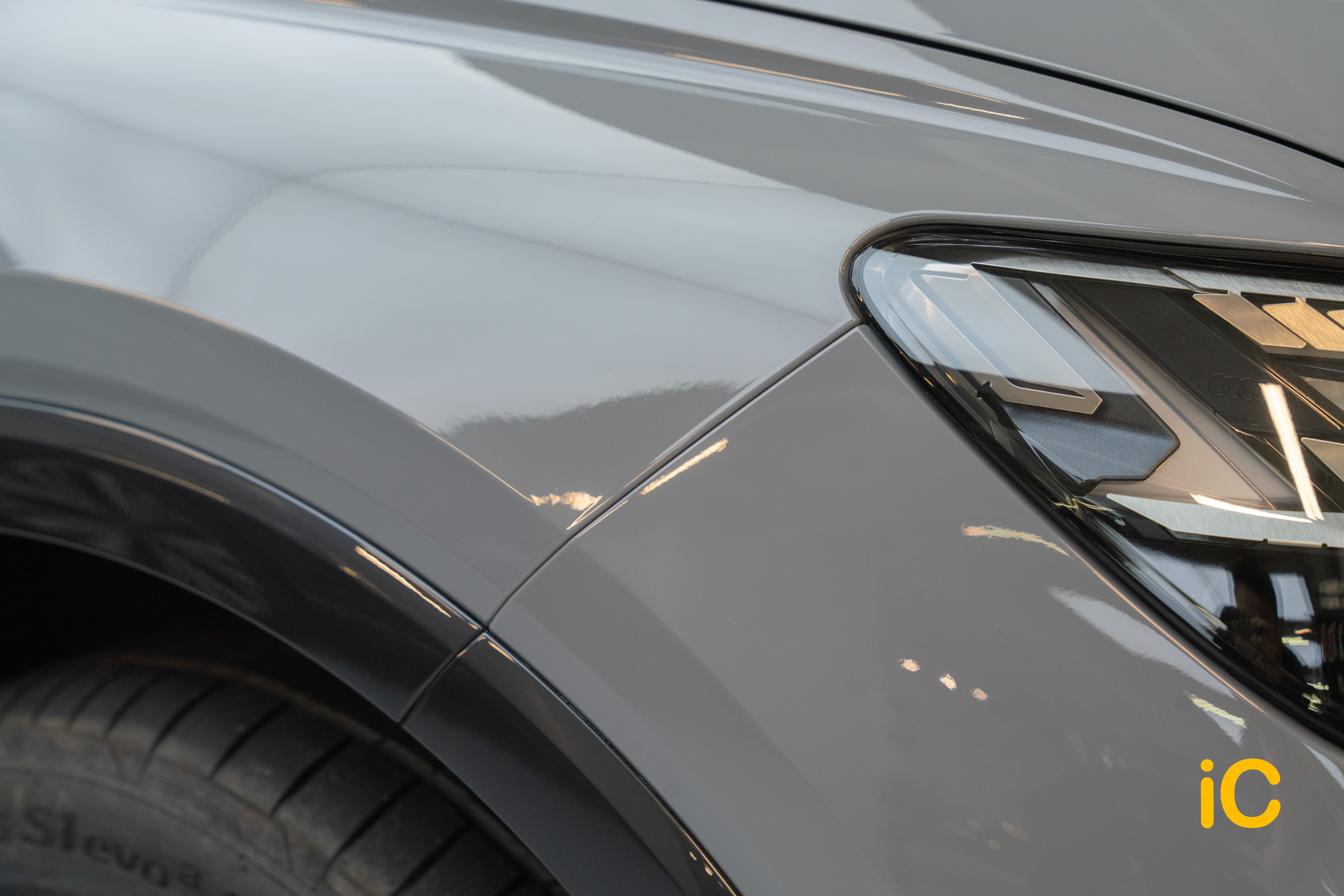 Audi Q4 e-tron 透明 PPF 施工作品