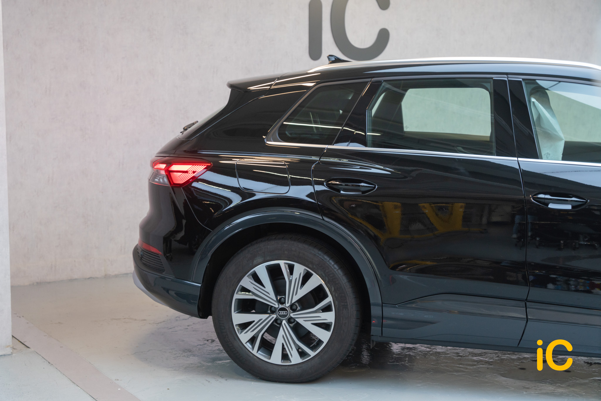Audi Q4 e-tron 透明 PPF 施工作品