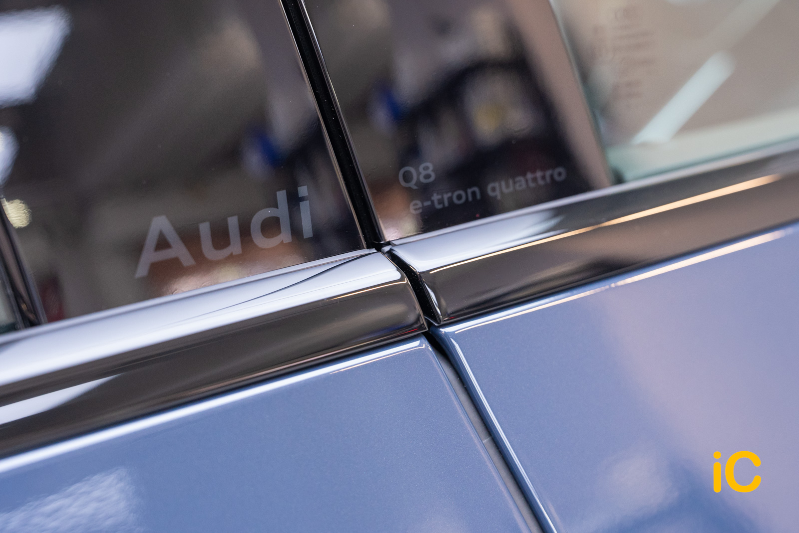 Audi Q8 e-tron 透明 PPF 施工作品