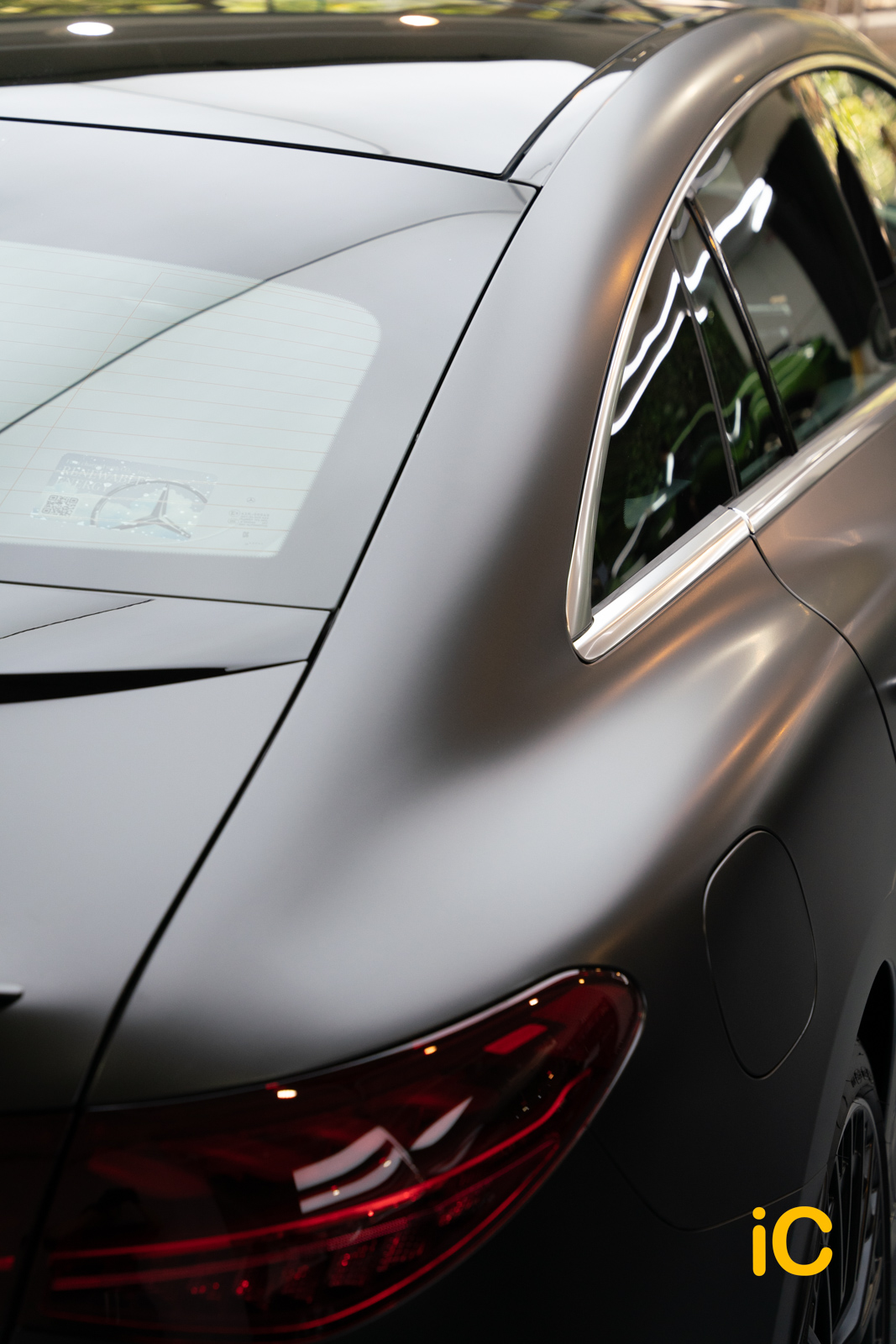 Mercedes-Benz EQE 透明 PPF 施工作品