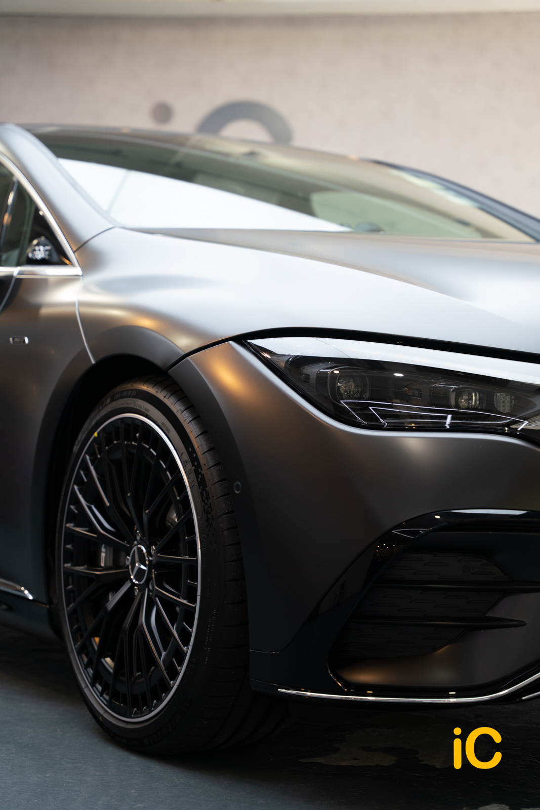 Mercedes-Benz EQE 透明 PPF 施工作品