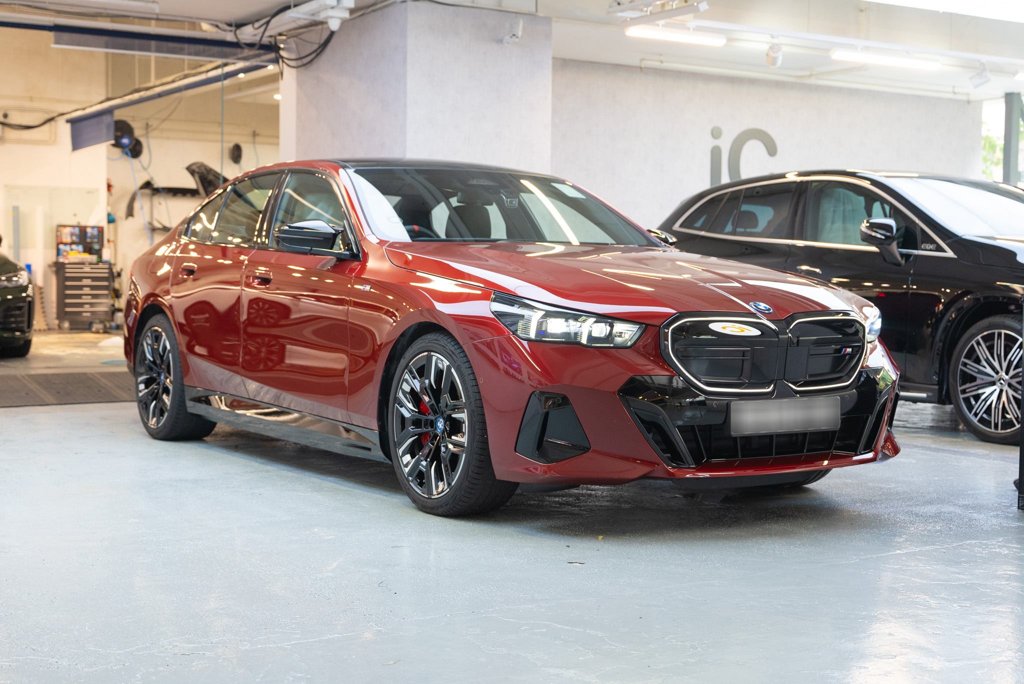 BMW i5 M60 透明 PPF 施工作品