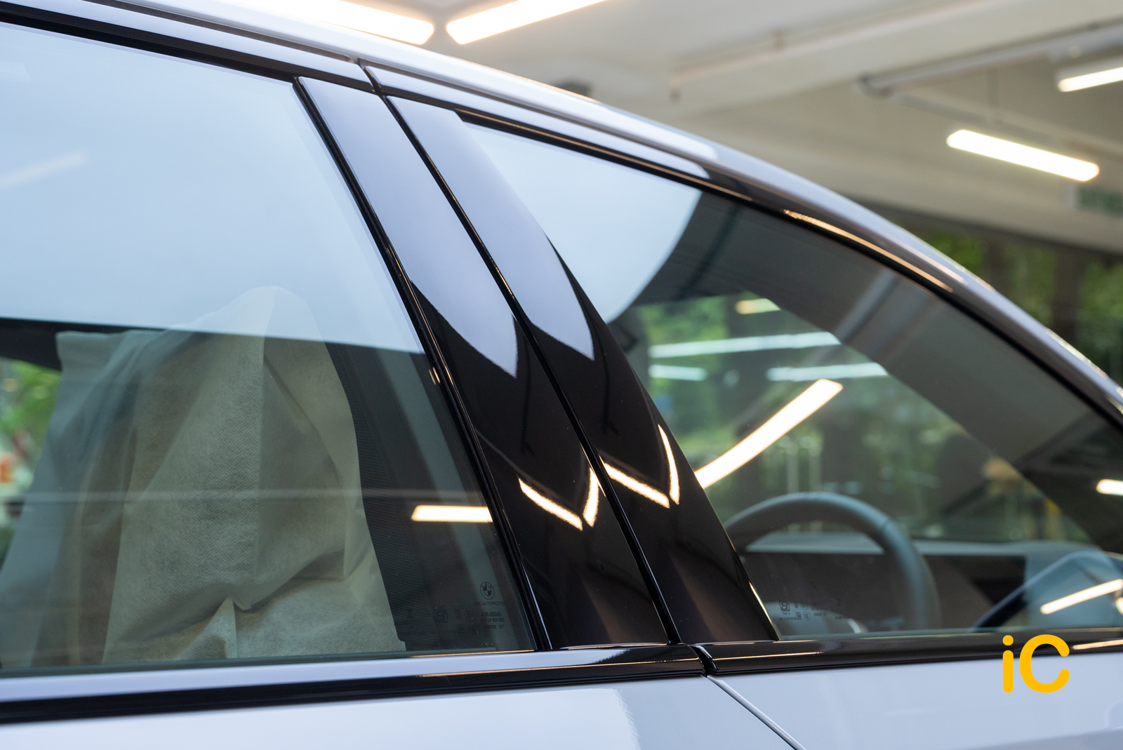 BMW i5 透明 PPF 施工作品