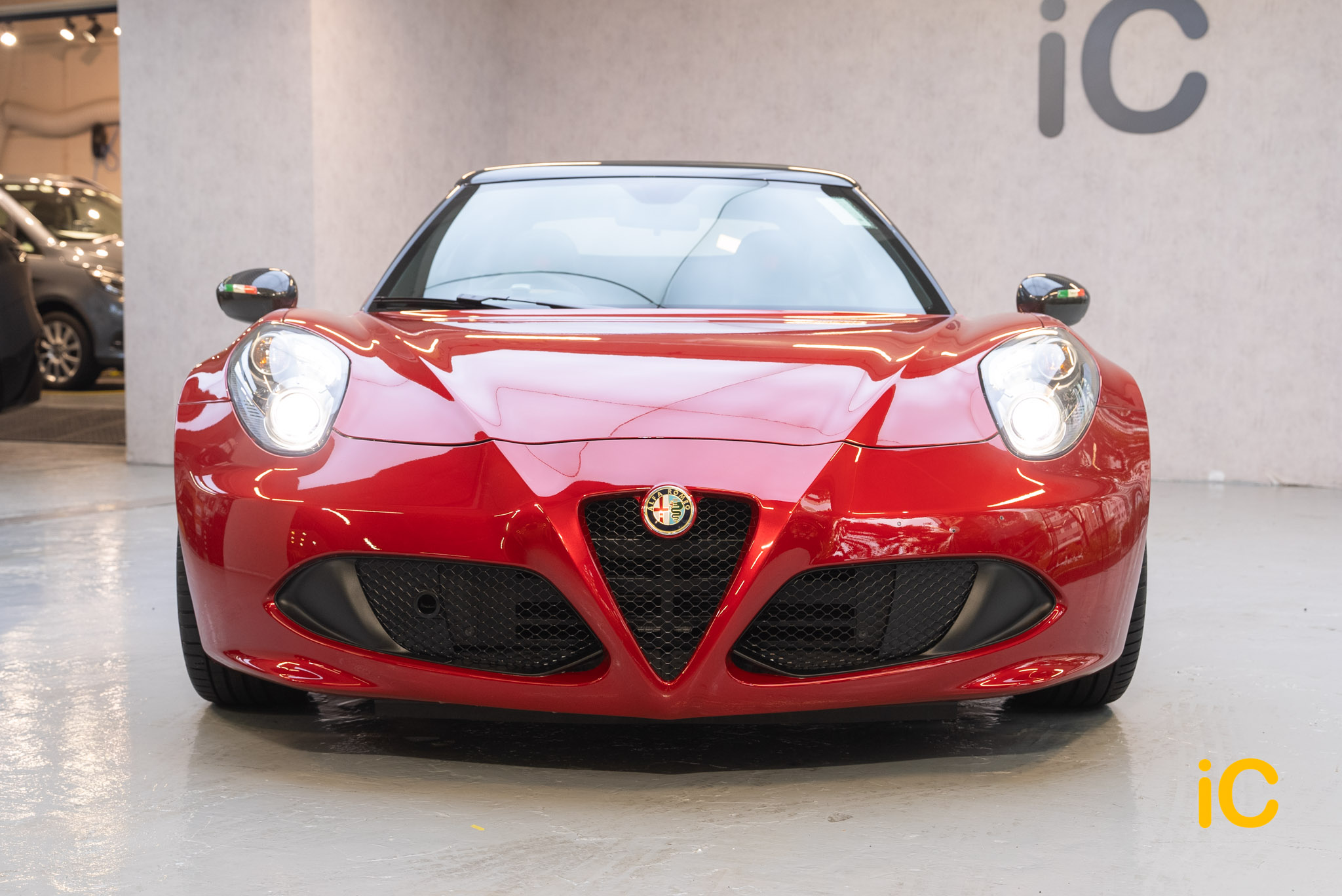 Alfa Romeo 4C Spider 透明 PPF 施工作品