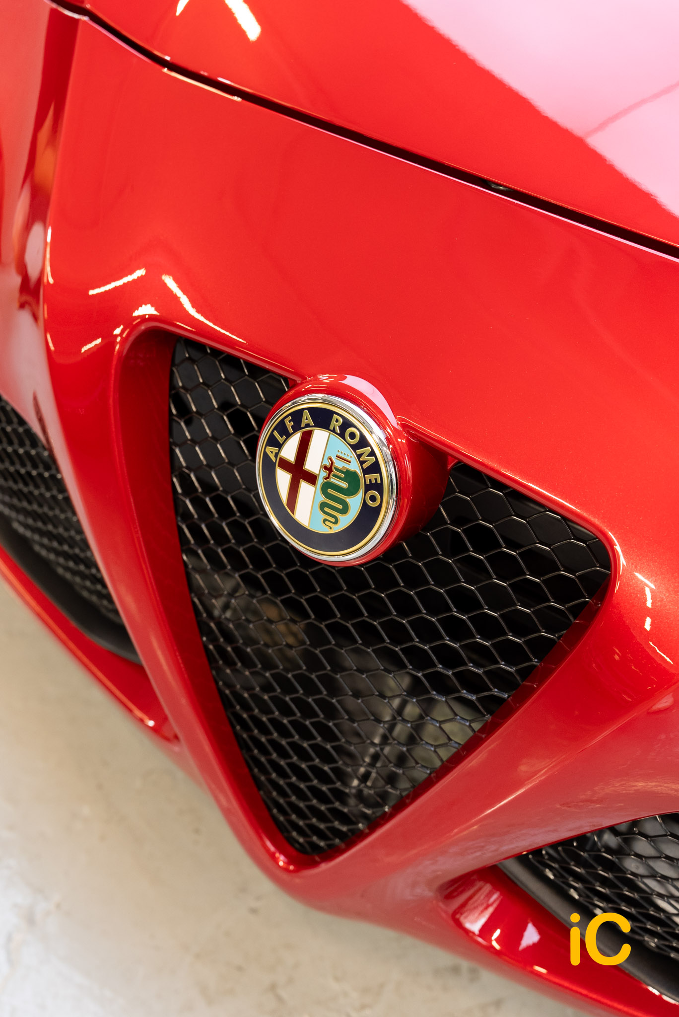 Alfa Romeo 4C Spider 透明 PPF 施工作品