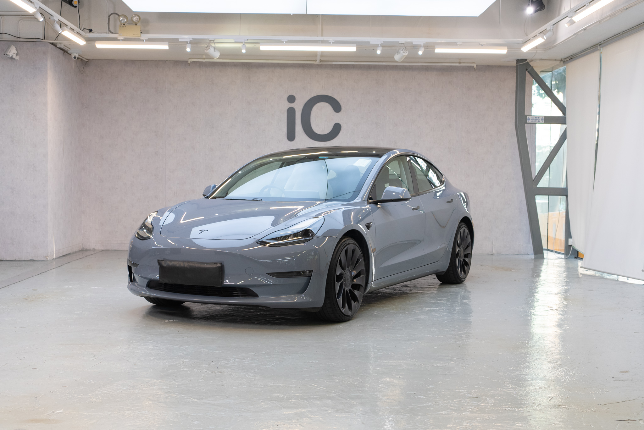 Tesla Model 3 — Arctic Grey
