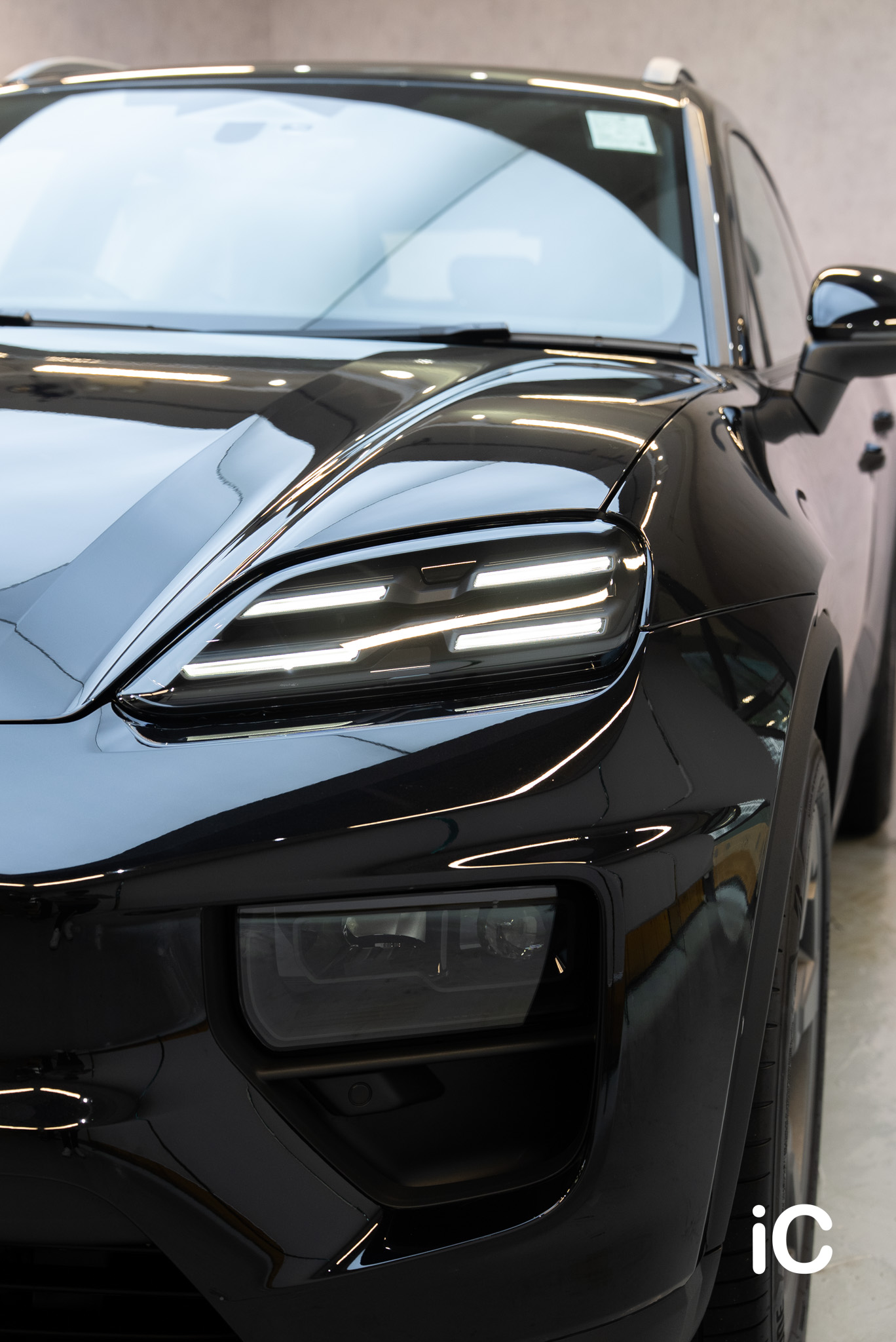 Porsche Macan EV 透明 PPF 施工作品