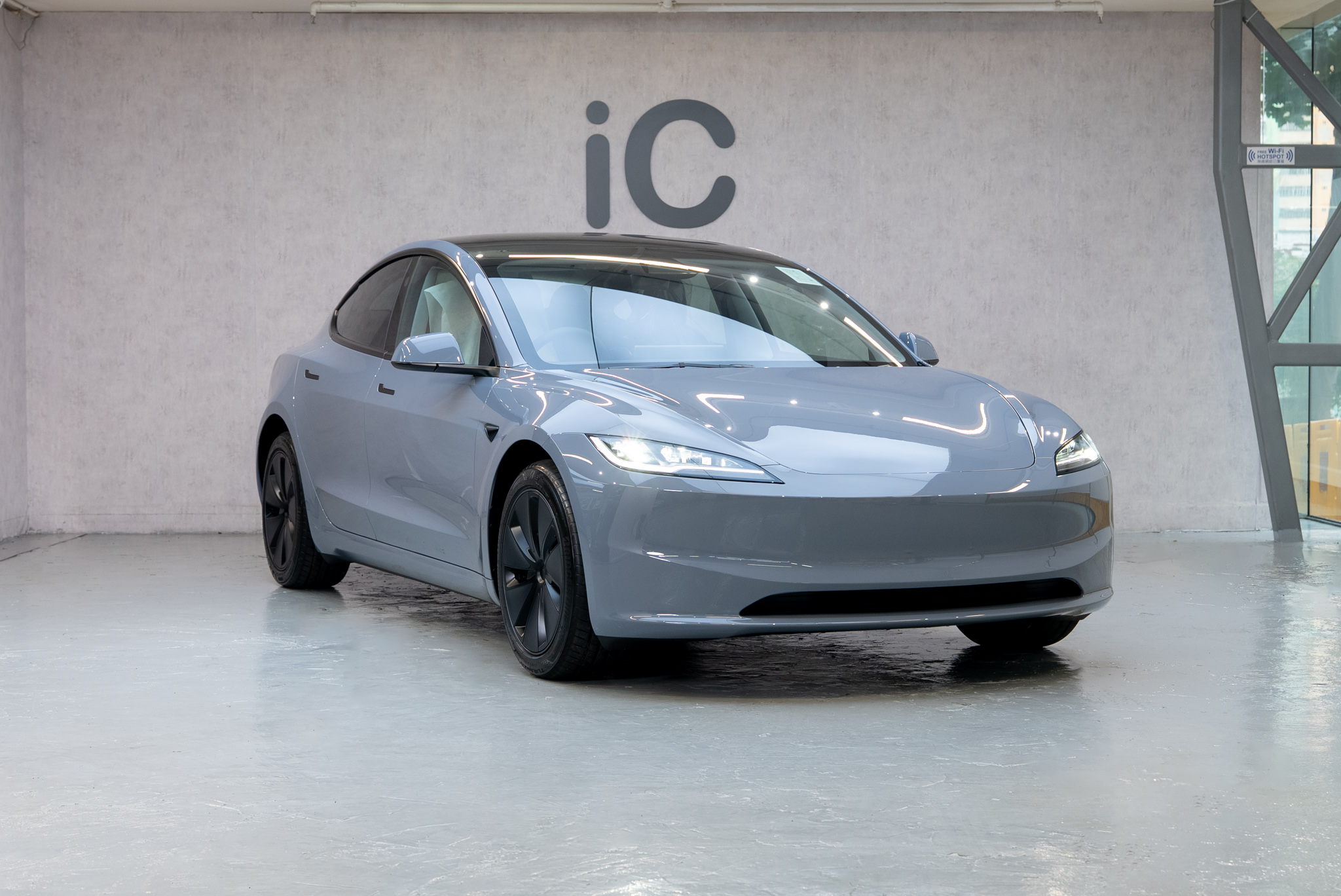 Tesla Model 3 — Arctic Grey