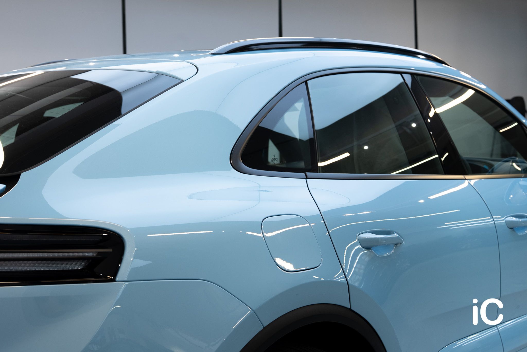 Porsche Macan EV 透明 PPF 施工作品