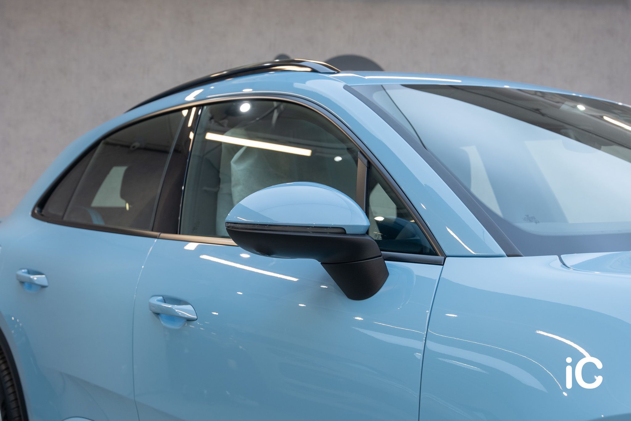 Porsche Macan EV 透明 PPF 施工作品