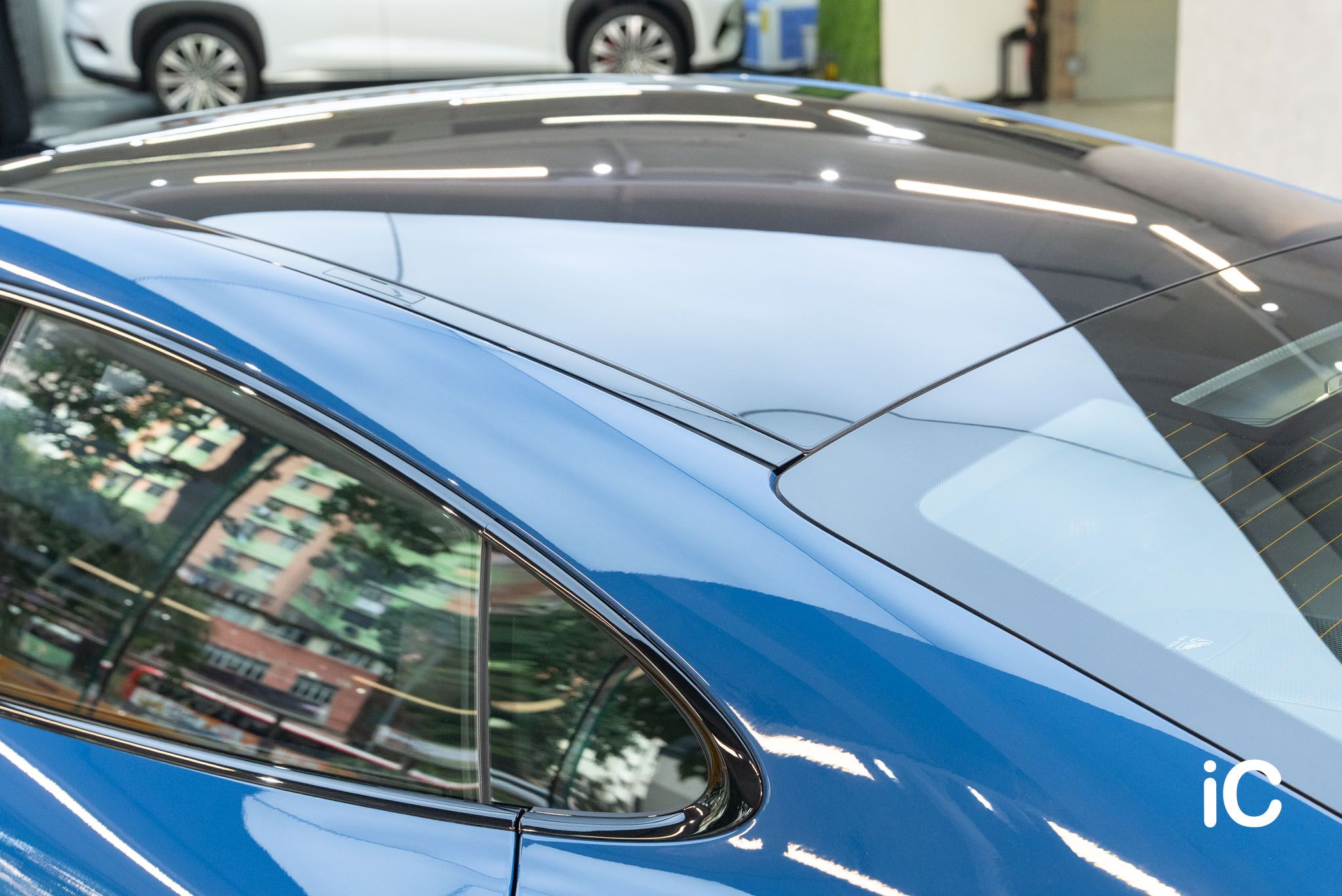 Porsche Taycan 4S 透明 PPF 施工作品