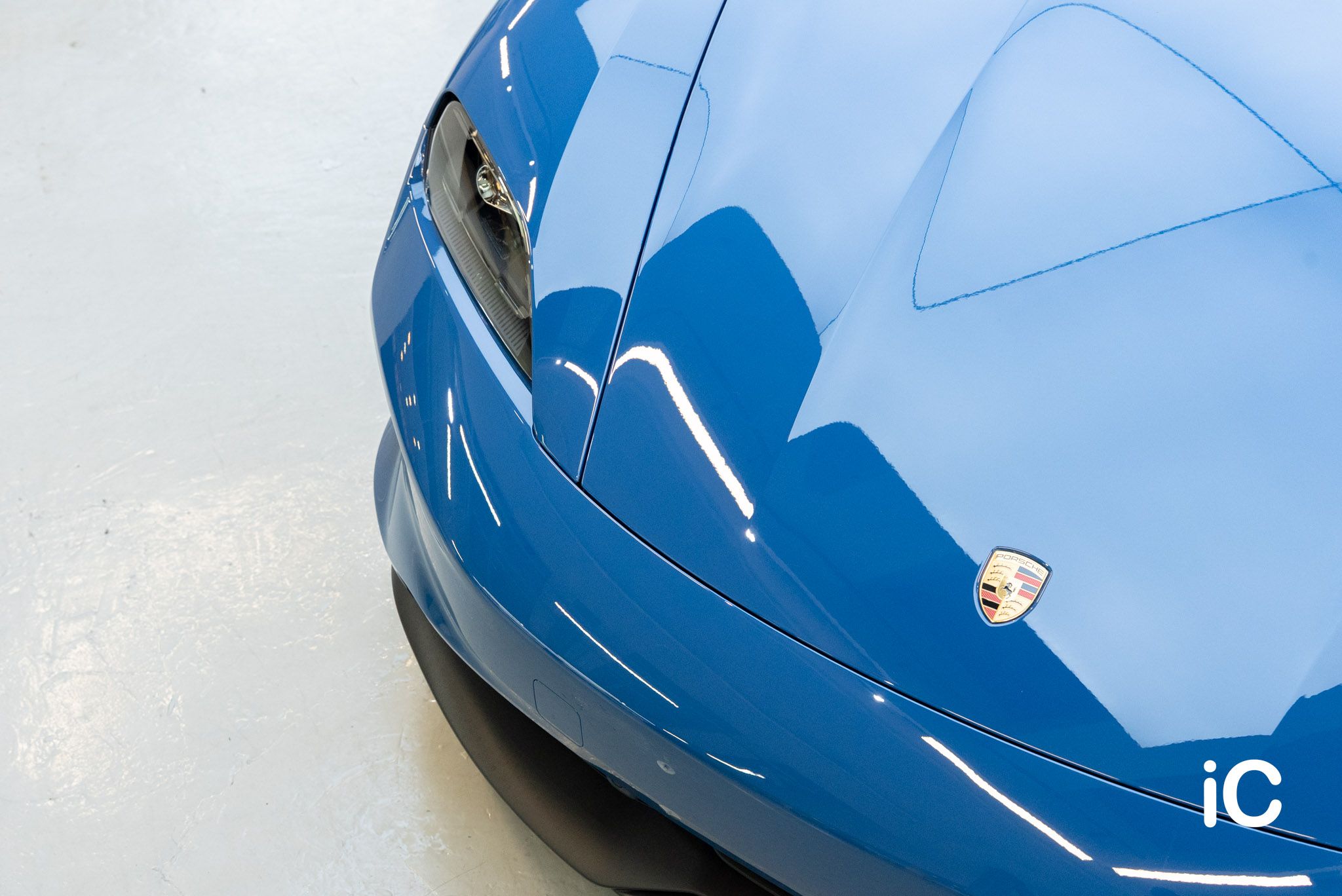 Porsche Taycan 4S 透明 PPF 施工作品