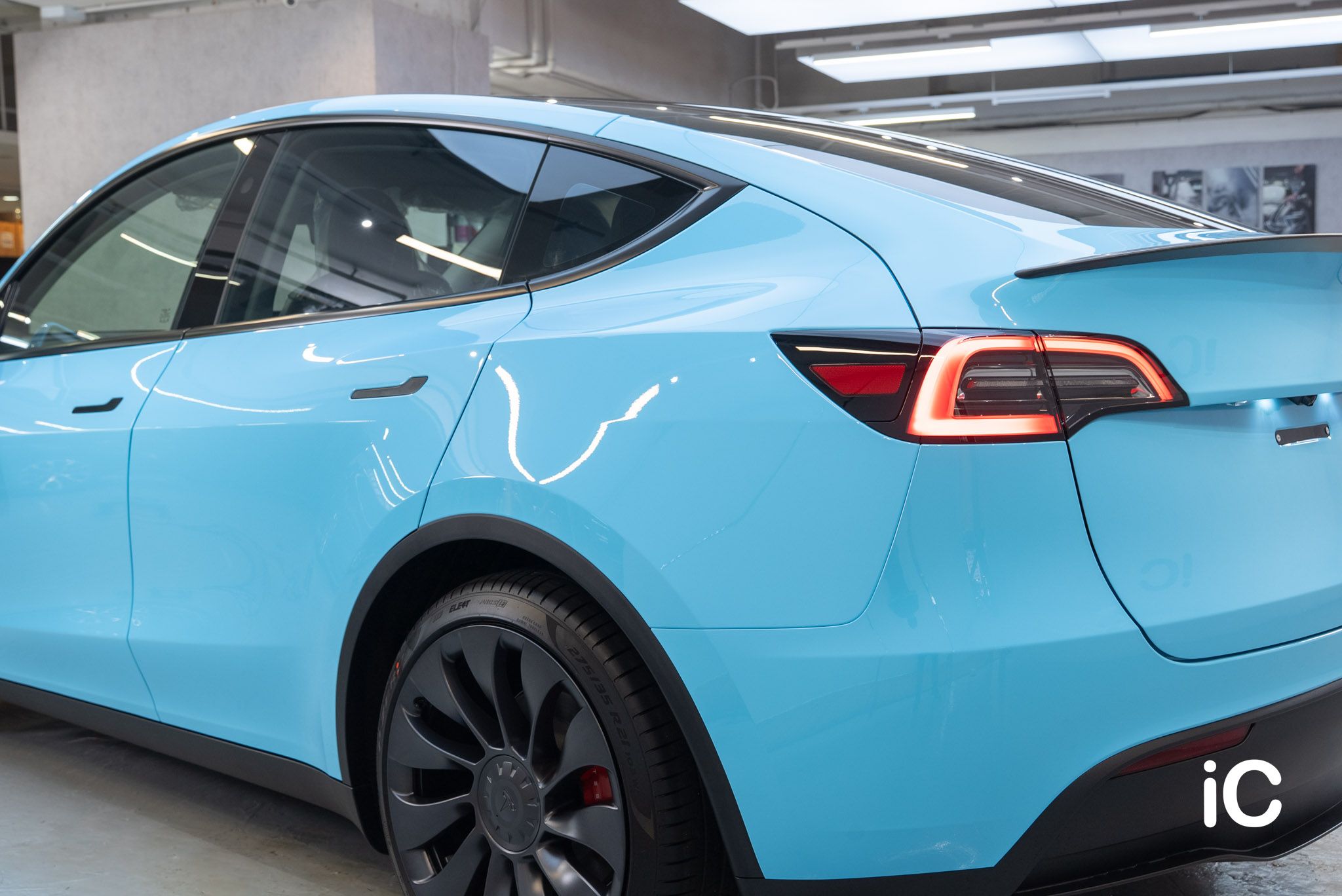 Tesla Model Y 轉色 PPF 施工作品