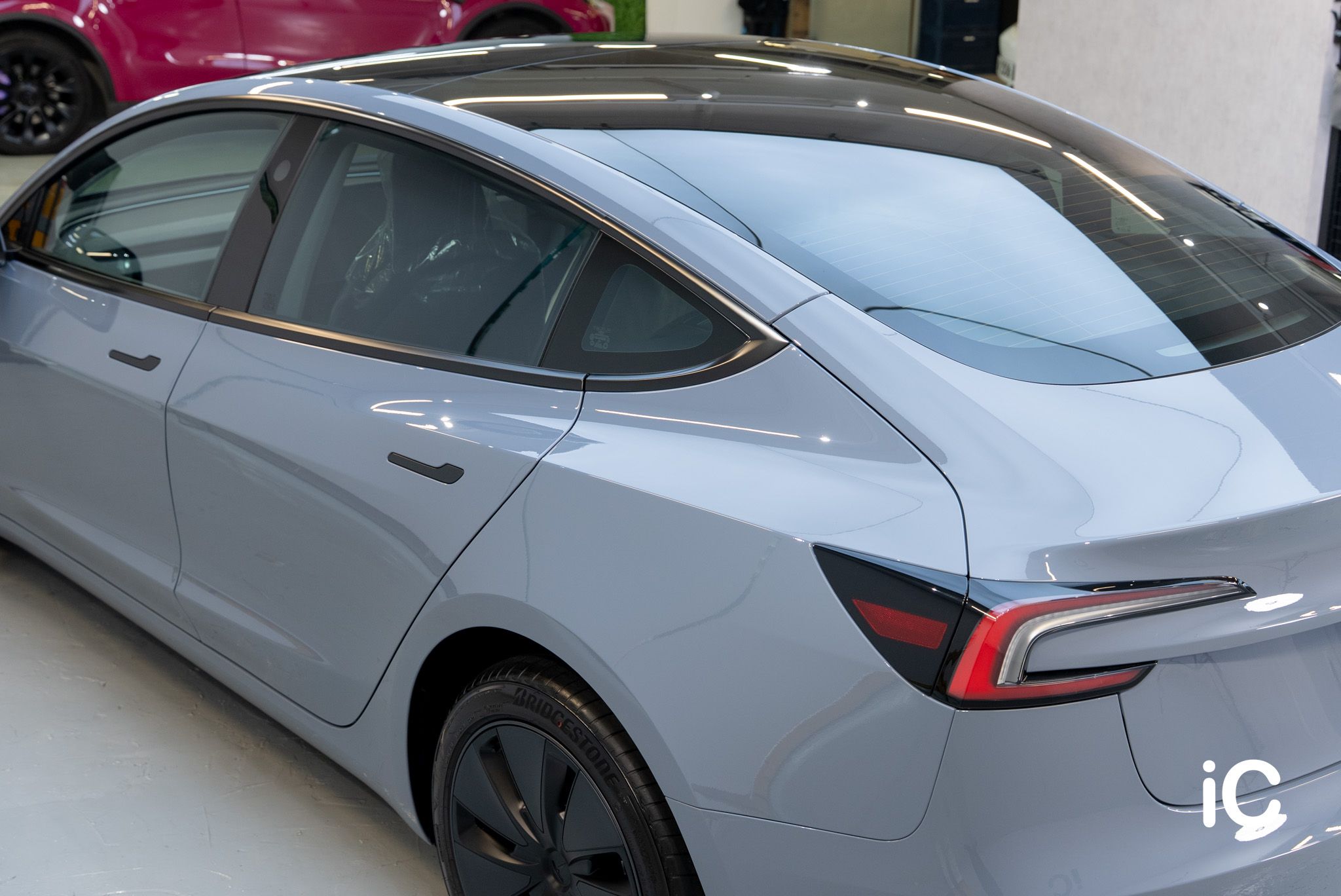 Tesla Model 3 轉色 PPF 施工作品