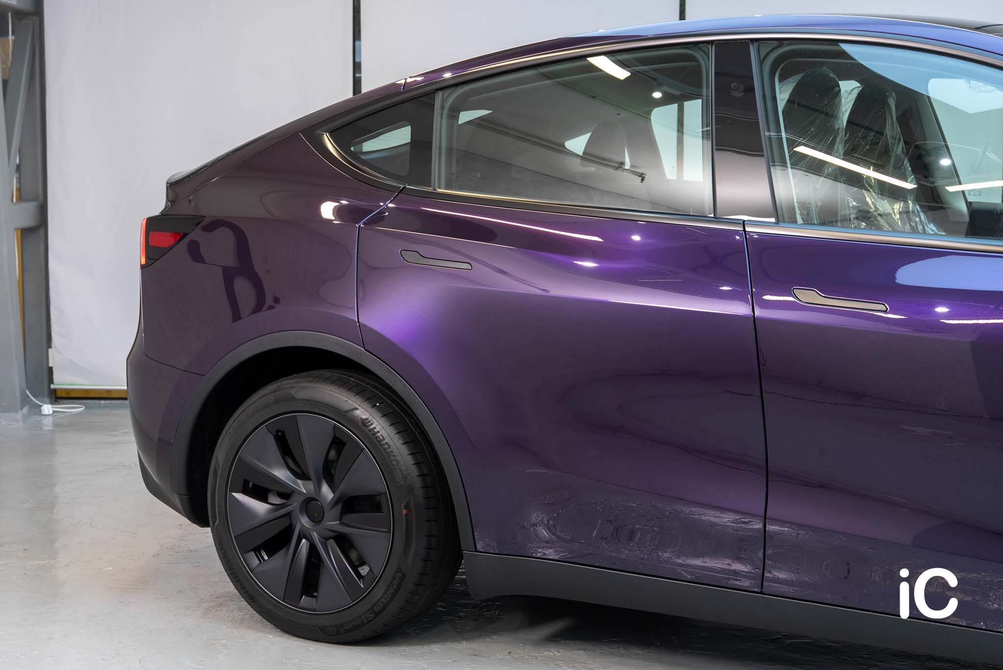 Tesla Model Y 轉色 PPF 施工作品