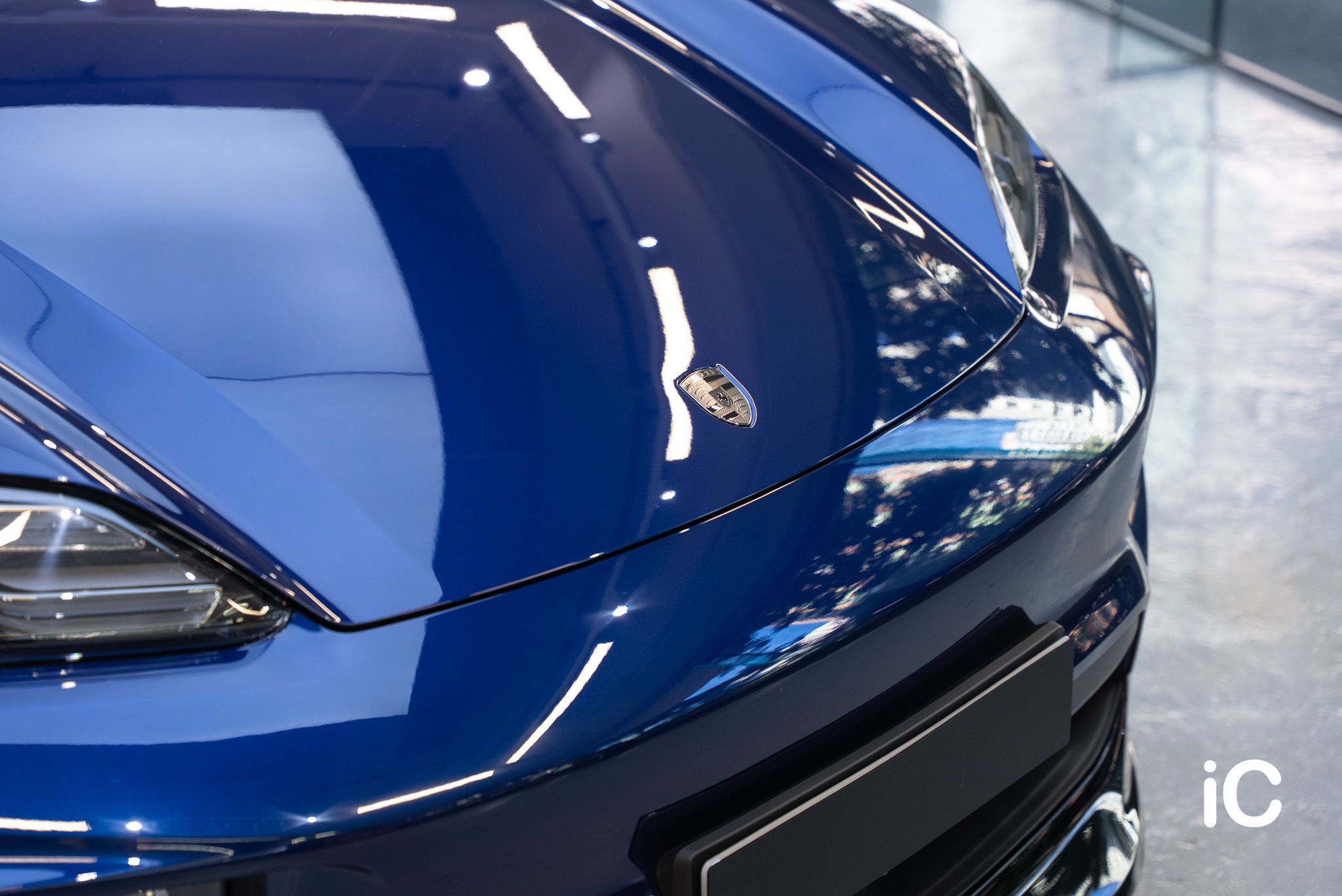 Porsche Macan Turbo EV 透明 PPF 施工作品