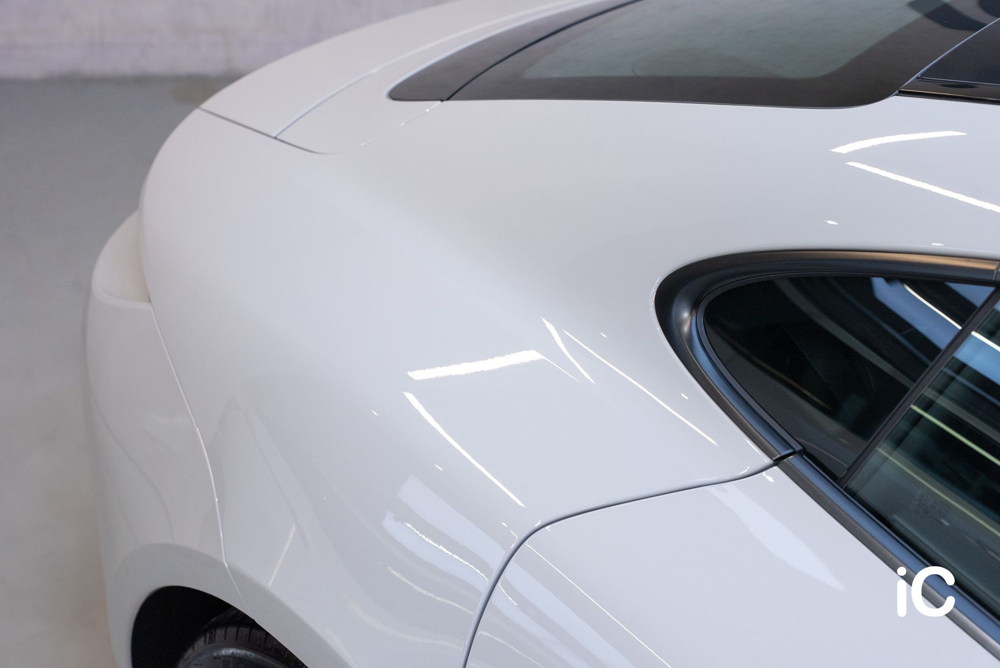 Porsche Taycan 透明 PPF 施工作品