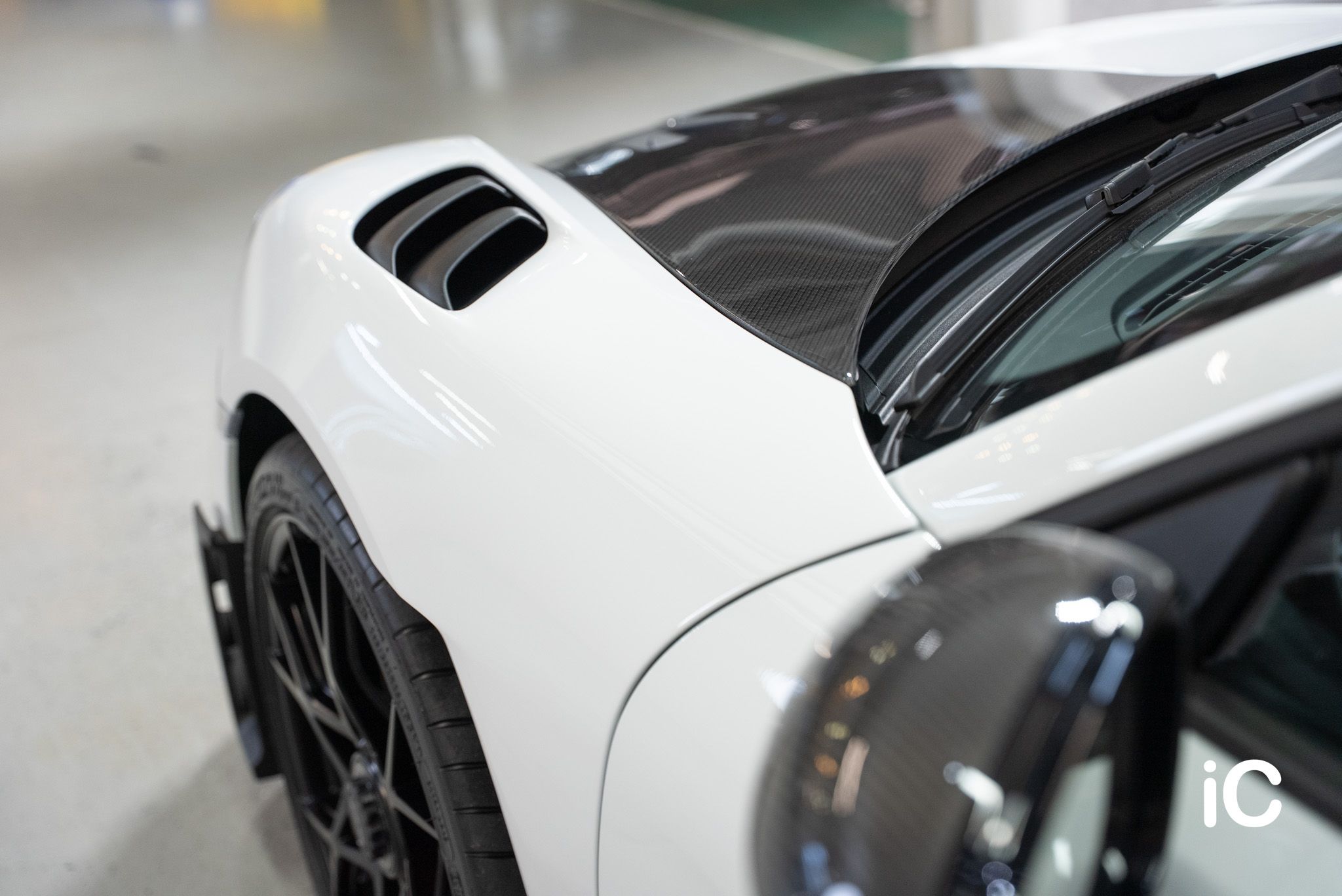 Porsche 718 Spyder RS 透明 PPF 施工作品