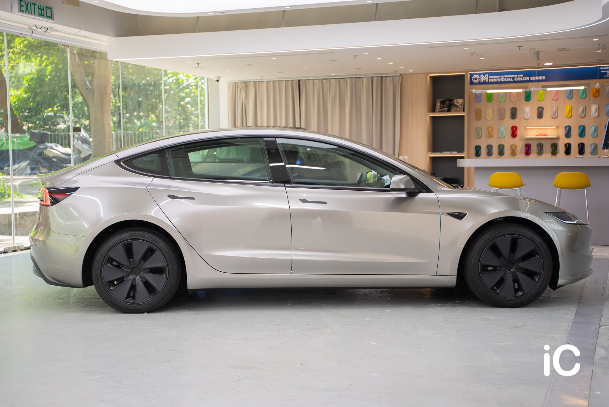 Tesla Model 3 轉色 PPF 施工作品