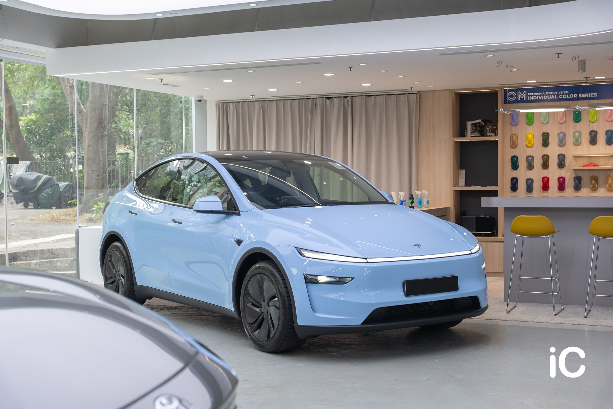 Tesla Model Y 轉色 PPF 施工作品