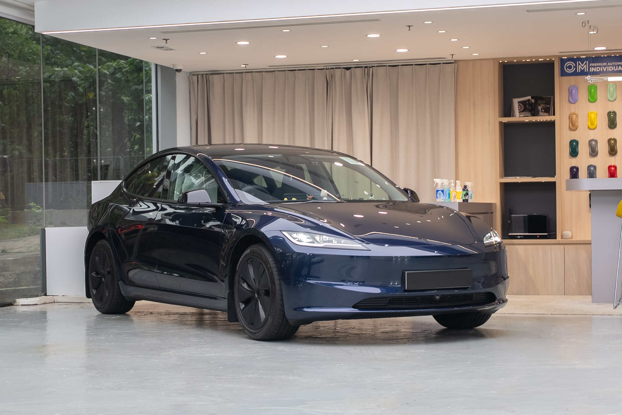 Tesla Model 3 透明 PPF 施工作品
