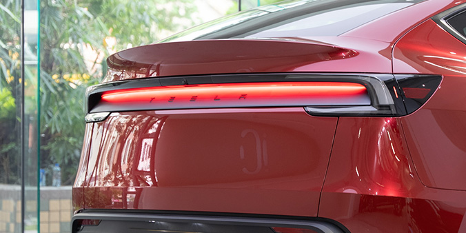 Tesla Model Y Crimson Red Color PPF