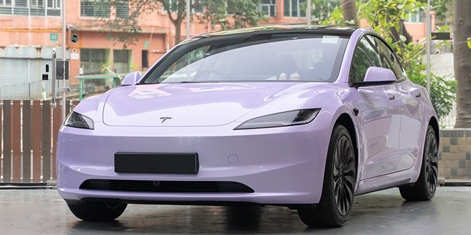 Tesla Model 3 Highland Starlight Lavender
