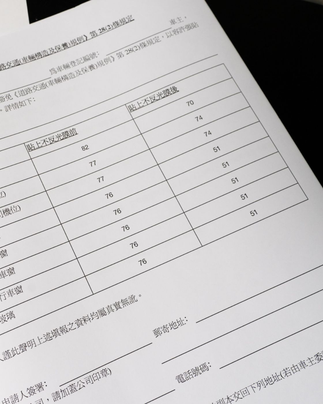 運輸署車輛豁免申請